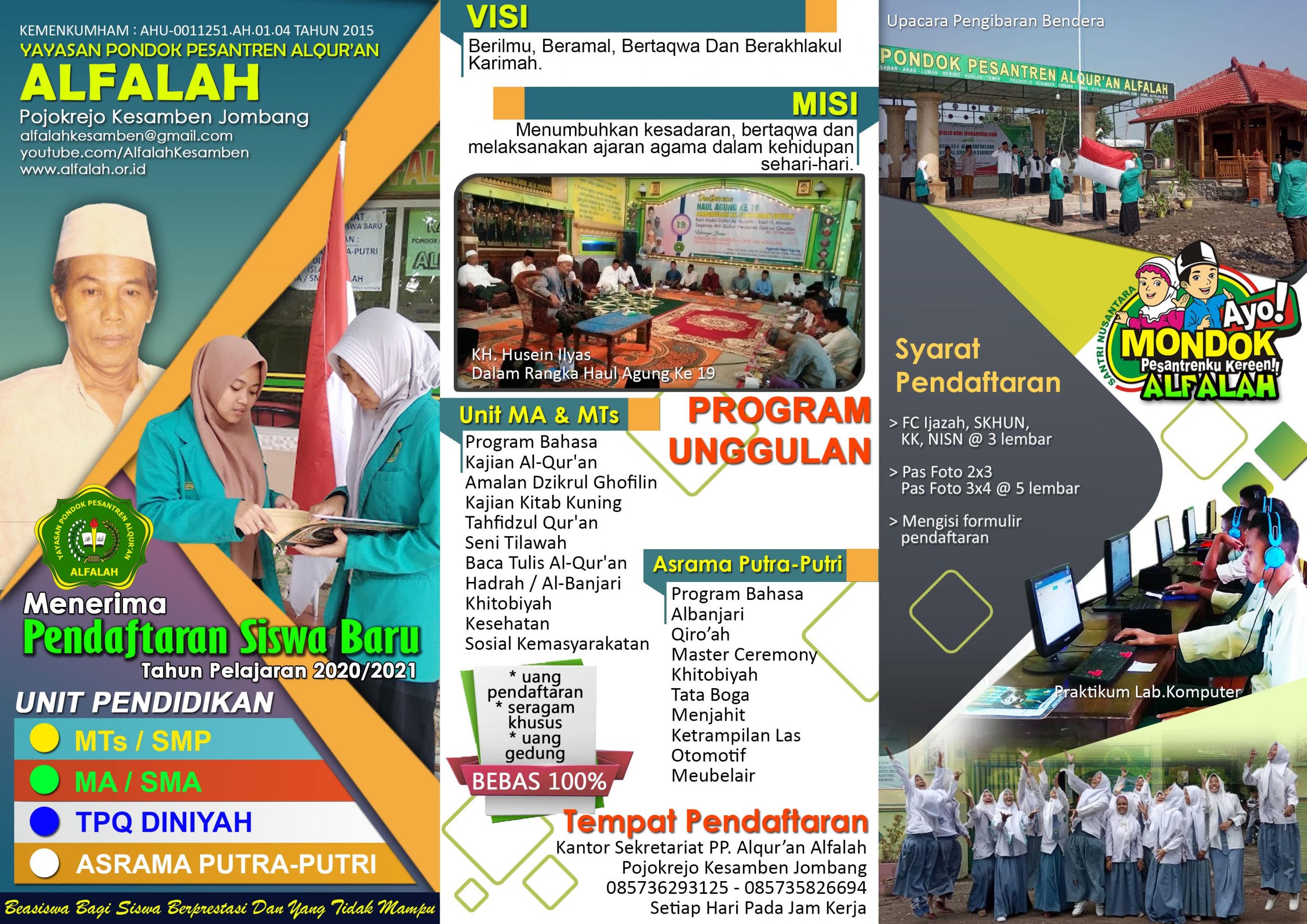 Brosur PPDB Alfalah 2020